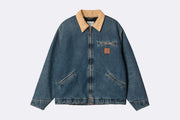 Carhartt WIP OG Detroit Jacket Blue Dusty H brown